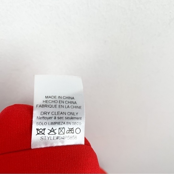 Greylin Red Sleeveless Flowy Wide Leg Jumpsuit Sz XS - Picture 10 of 10